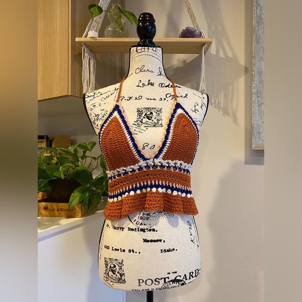 Boho Handmade Crochet Halter